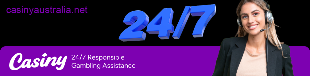 Casiny 24/7 gambling assistance