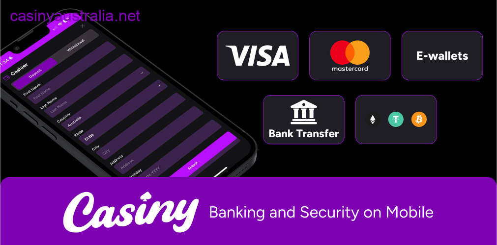 Casiny mobile banking and security