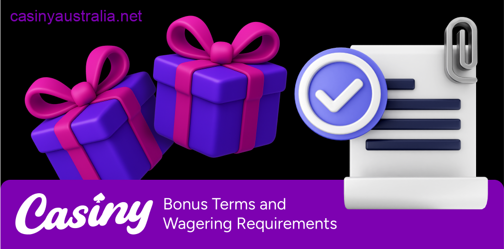 Casiny bonus terms wagering rules