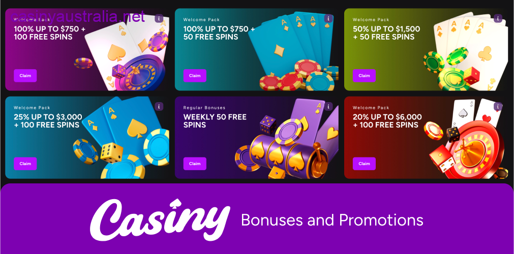 Casiny Bonuses and Promotions Dashboard
