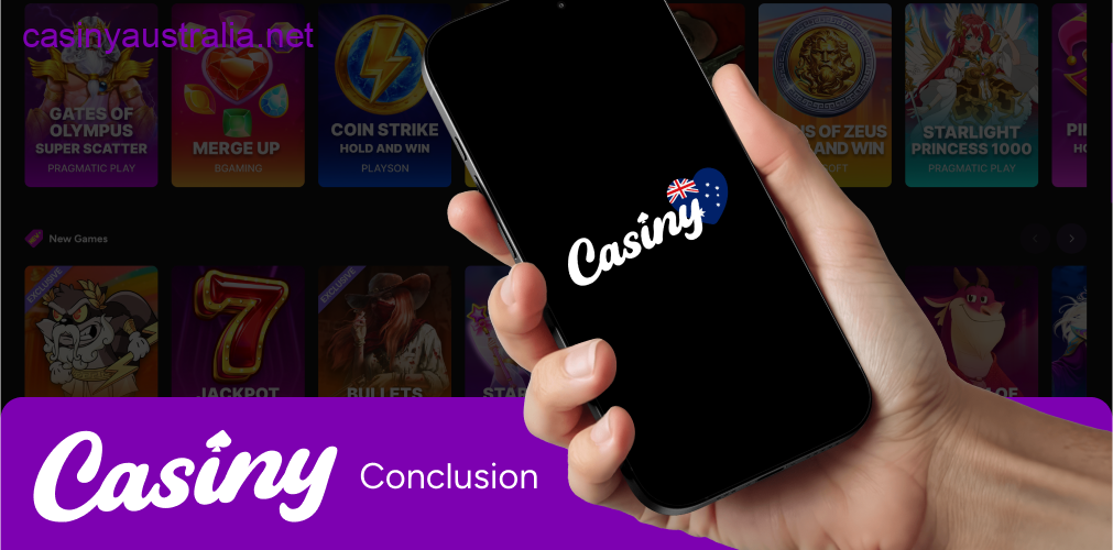 Casiny app conclusion summary