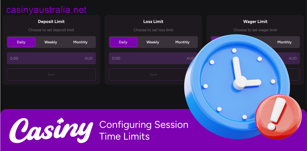 Casiny session time limits setup