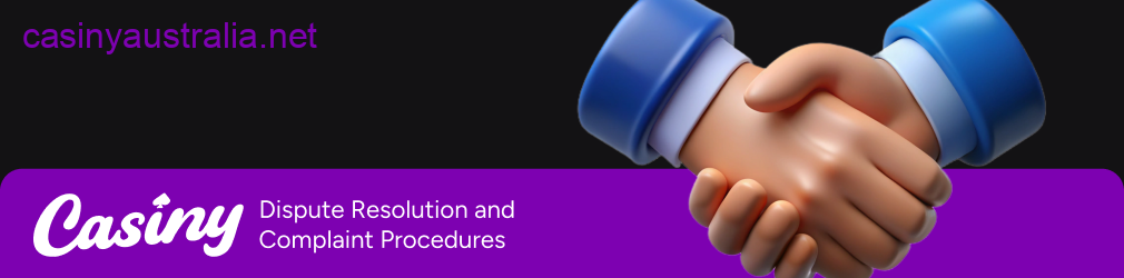 Casiny dispute resolution complaints