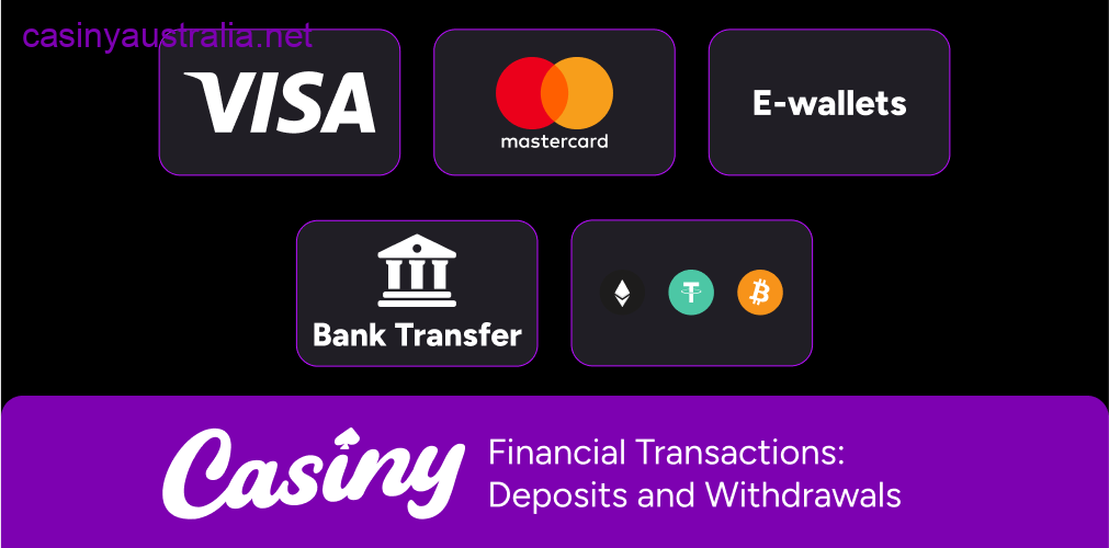 Casiny deposits withdrawals rules