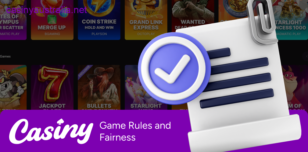Casiny game rules and fairness