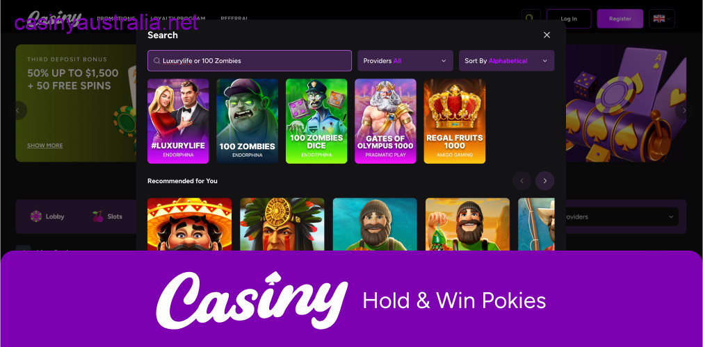 Casiny hold and win pokies