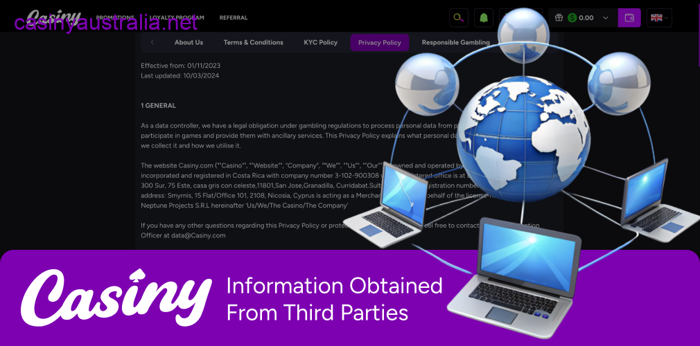 Casiny third-party data sources