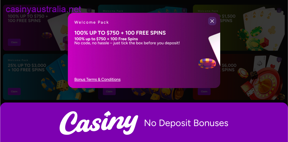 Casino no deposit bonus offer