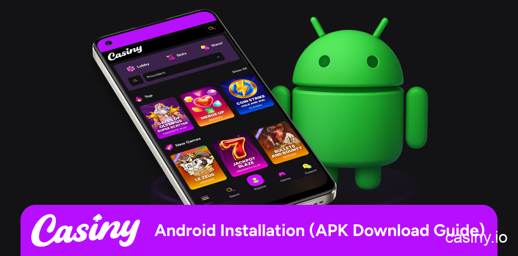 Casiny Android apk installation steps
