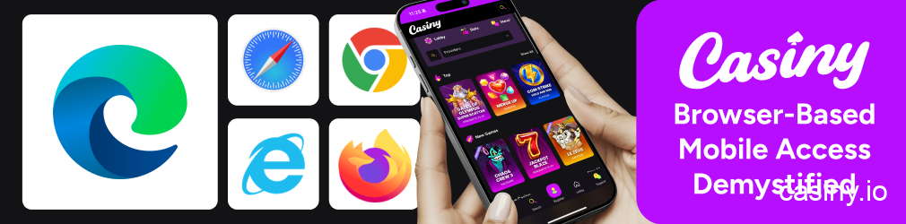 Casiny browser mobile access guide