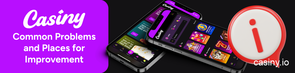 Casiny app common issues and fixes