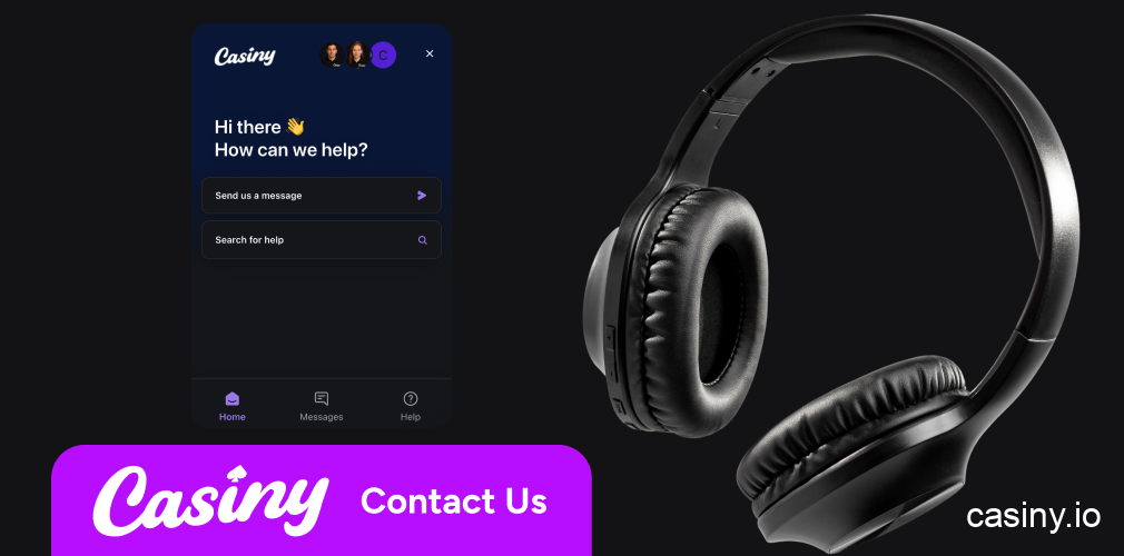 Casiny privacy contact and support email