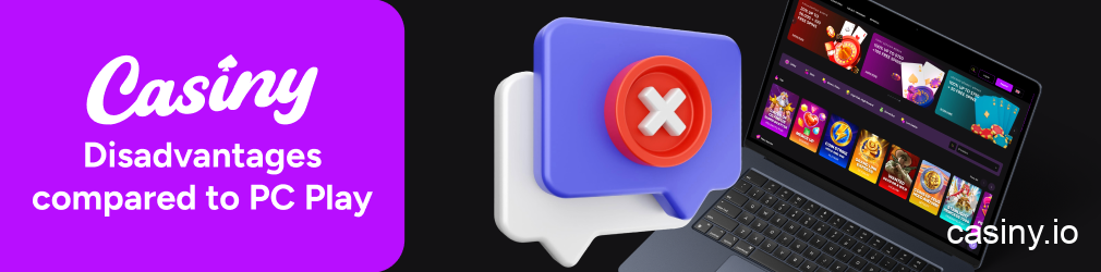 Casiny app player feedback