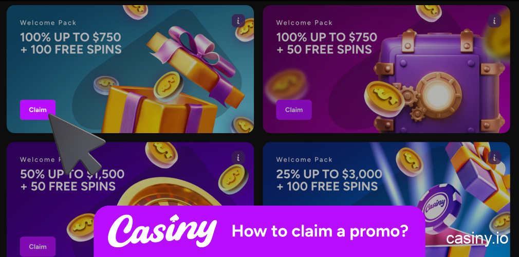 Casiny bonus claiming step by step guide