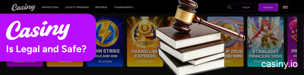 Casiny Australia legality and safety info