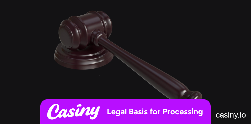 Casiny legal grounds for data processing