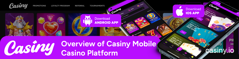 Casiny mobile casino platform explained