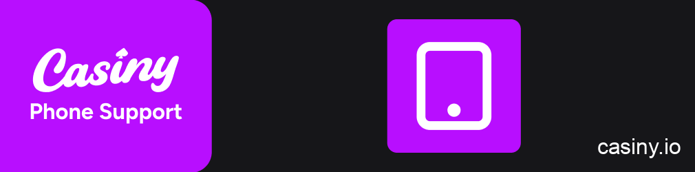 Casiny phone support details and hours