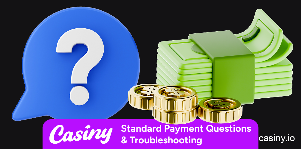 Casiny payment troubleshooting and FAQ