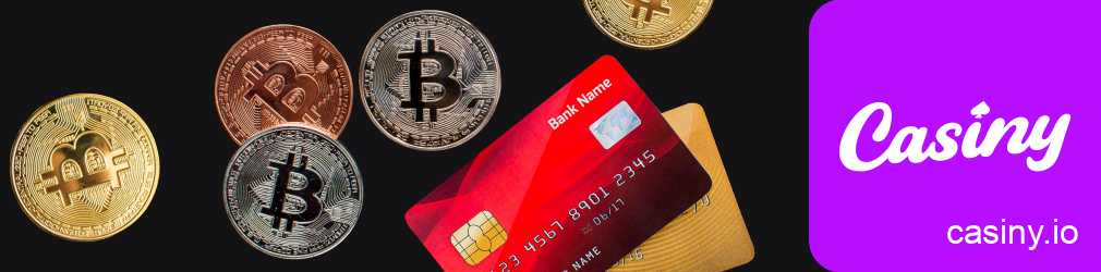 Casiny card and crypto payment options