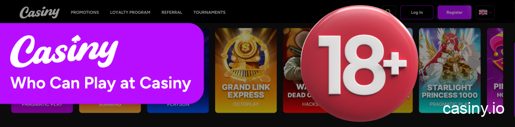 Casiny Australia player eligibility rules